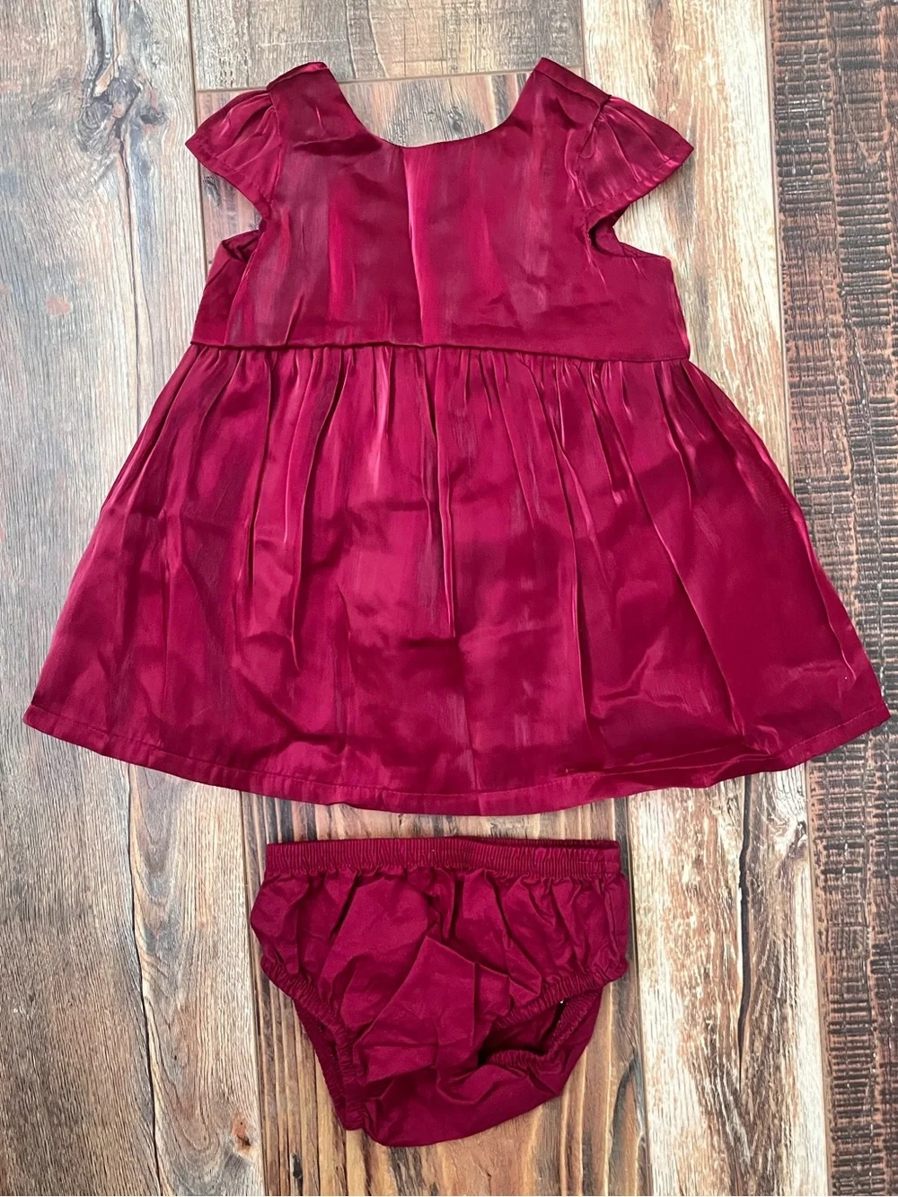 Holiday Red Velvet & Tulle Dress Set